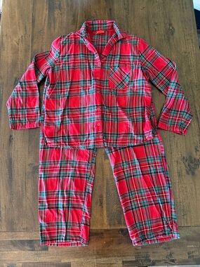 Holiday Lane Red and Green Brinkley Plaid Pajamas
